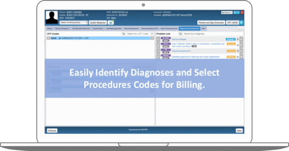 Laptop screen of GEHRIMED platform