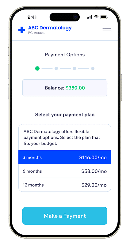 Mobile phone screen of Inbox Health platform