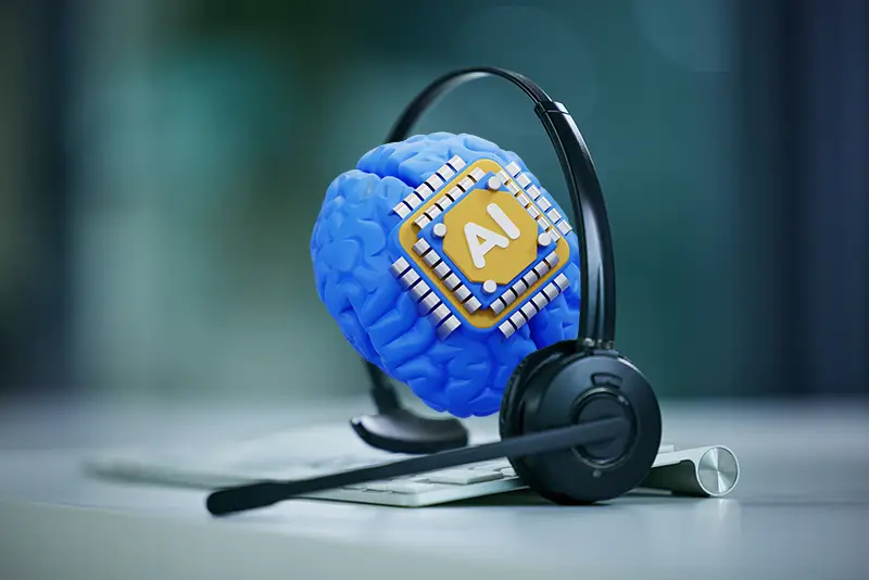 Ai brain in headset